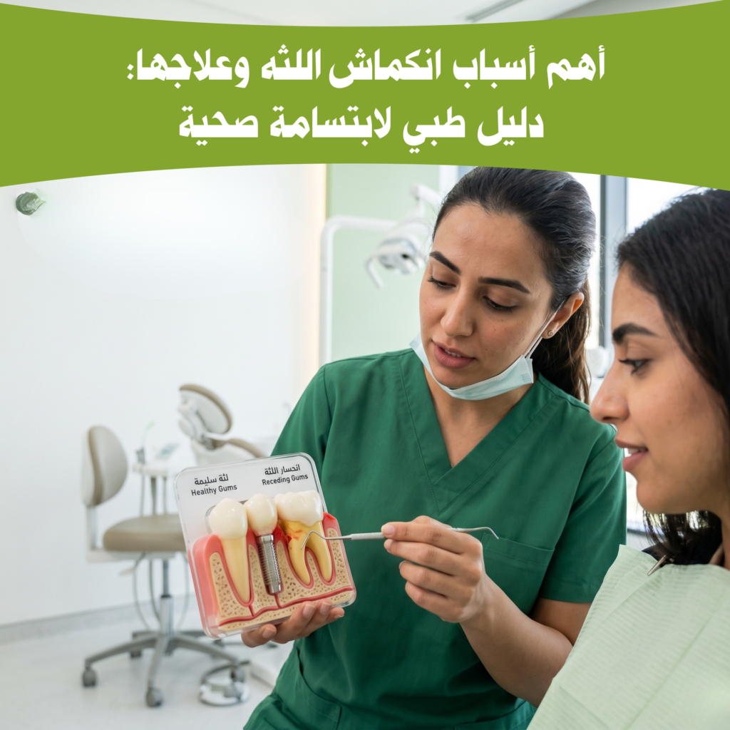 اسباب انكماش اللثه وعلاجها