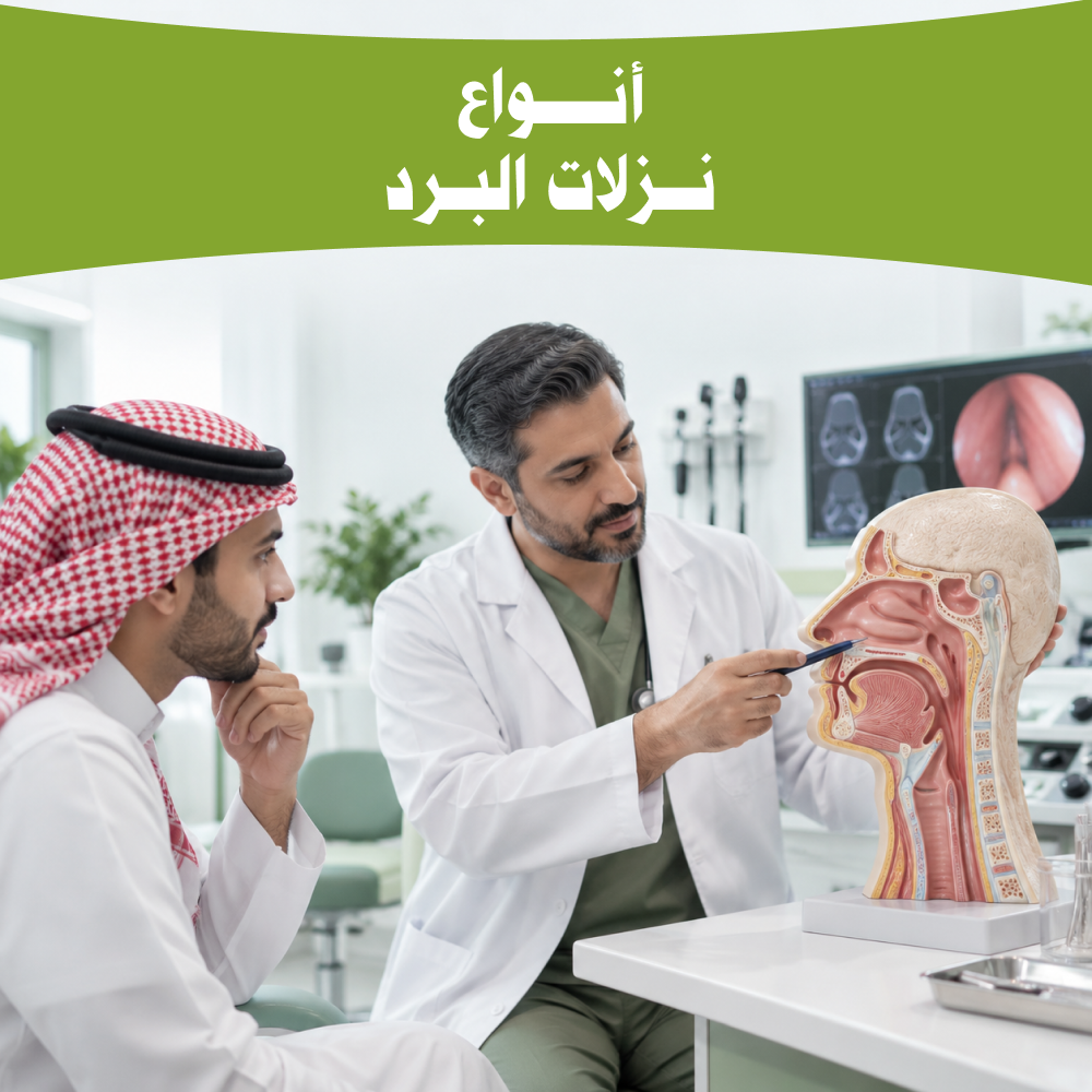 أنواع نزلات البرد