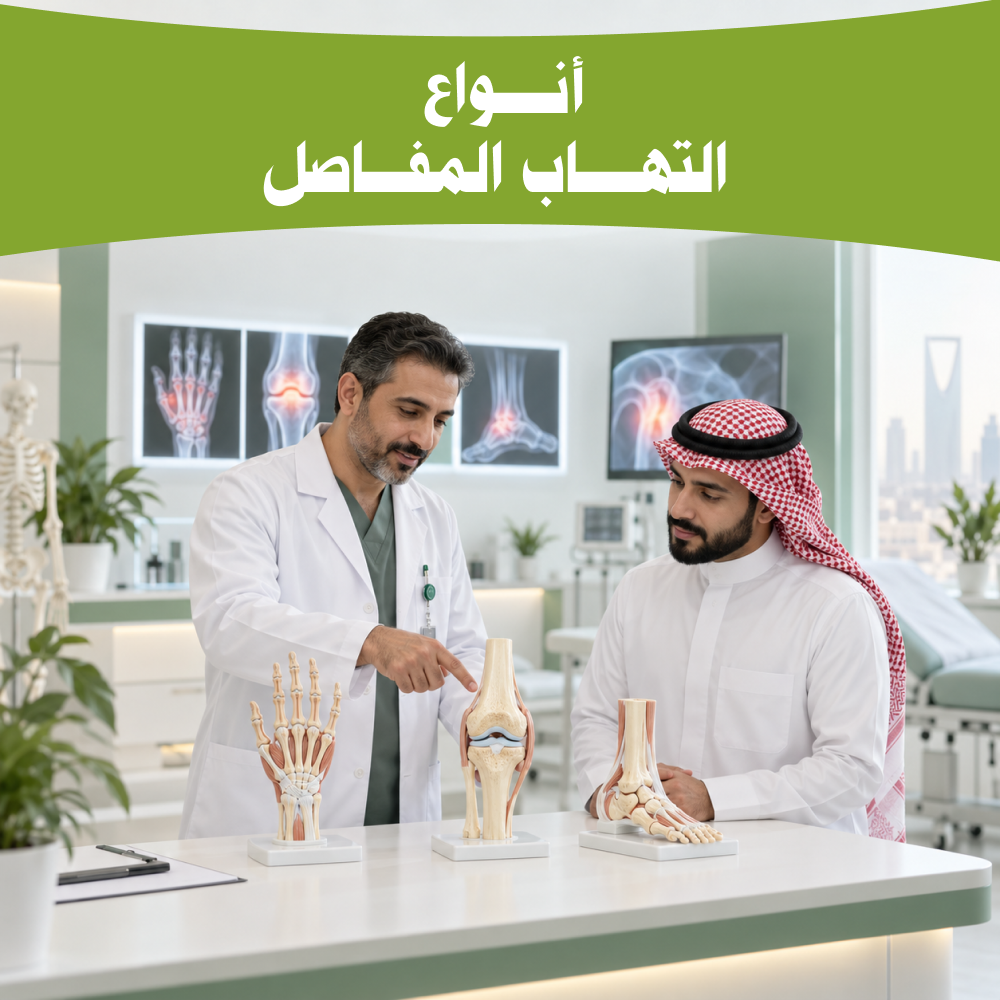 انواع التهابات المفاصل